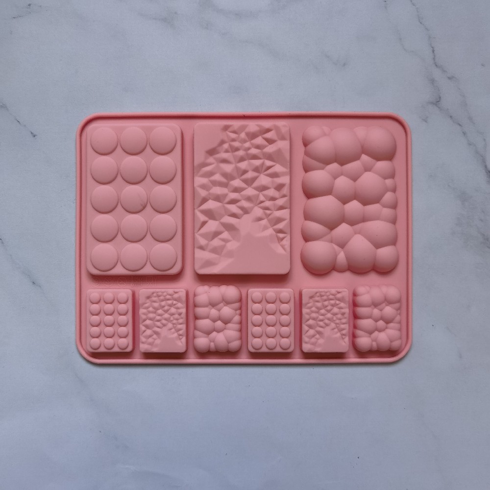 Tamaño de burbuja de chocolate 277 molde de silicona pudín molde de postre pastel decoración cocina utensilios de horneado