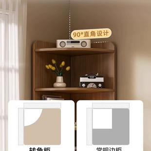 Corner shelf floor shelf triangular corner cabinet 90 degree wall corner storage cabinet wall corner wholesale