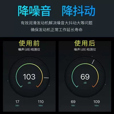 Oil additive Noise Reduction, Vibration Treatment