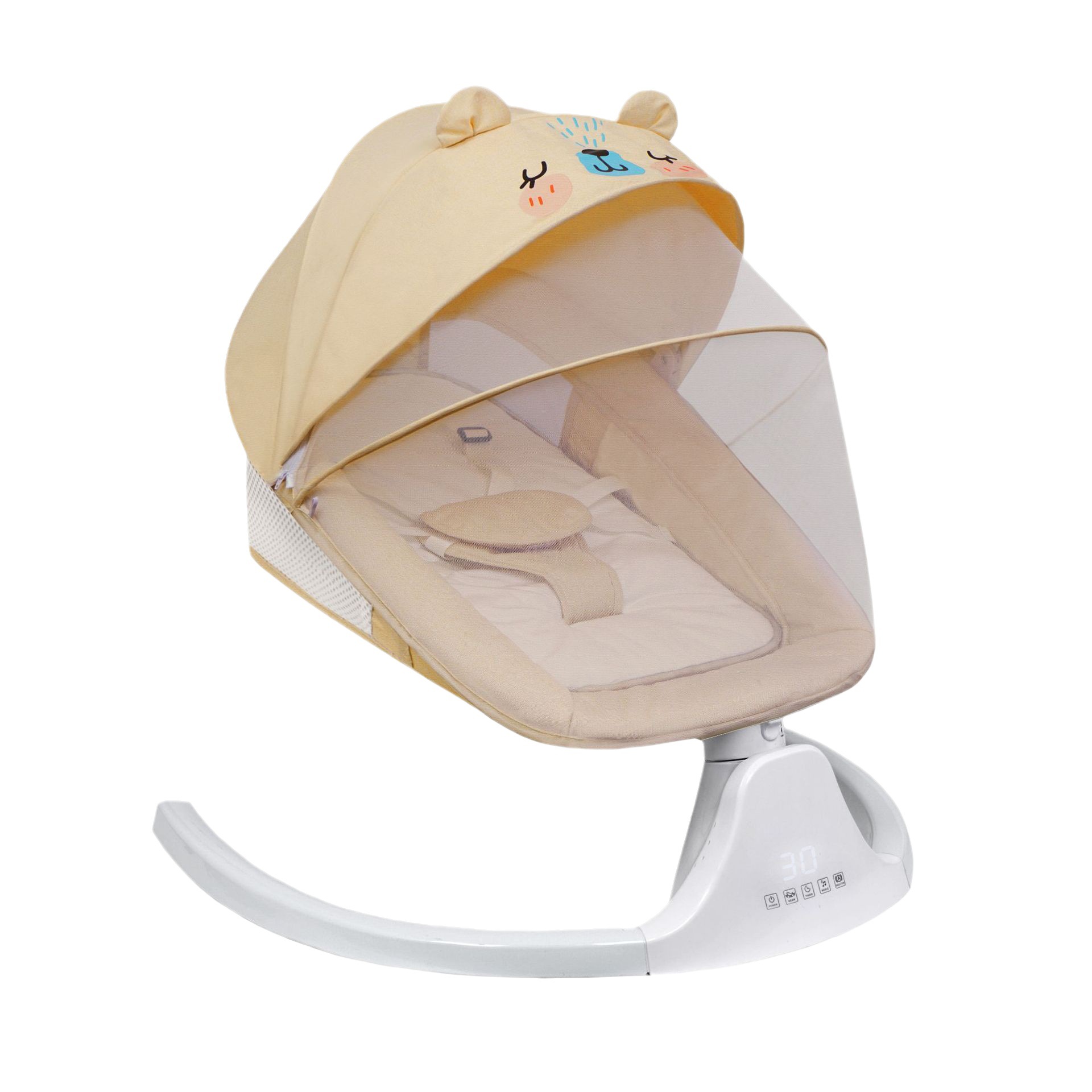 Silla de mecedora de bebés directa de fábrica puede acostarse y ajustar el ángulo de la mecedora de bebés para dormir bebés paquete de regalo de luna llena
