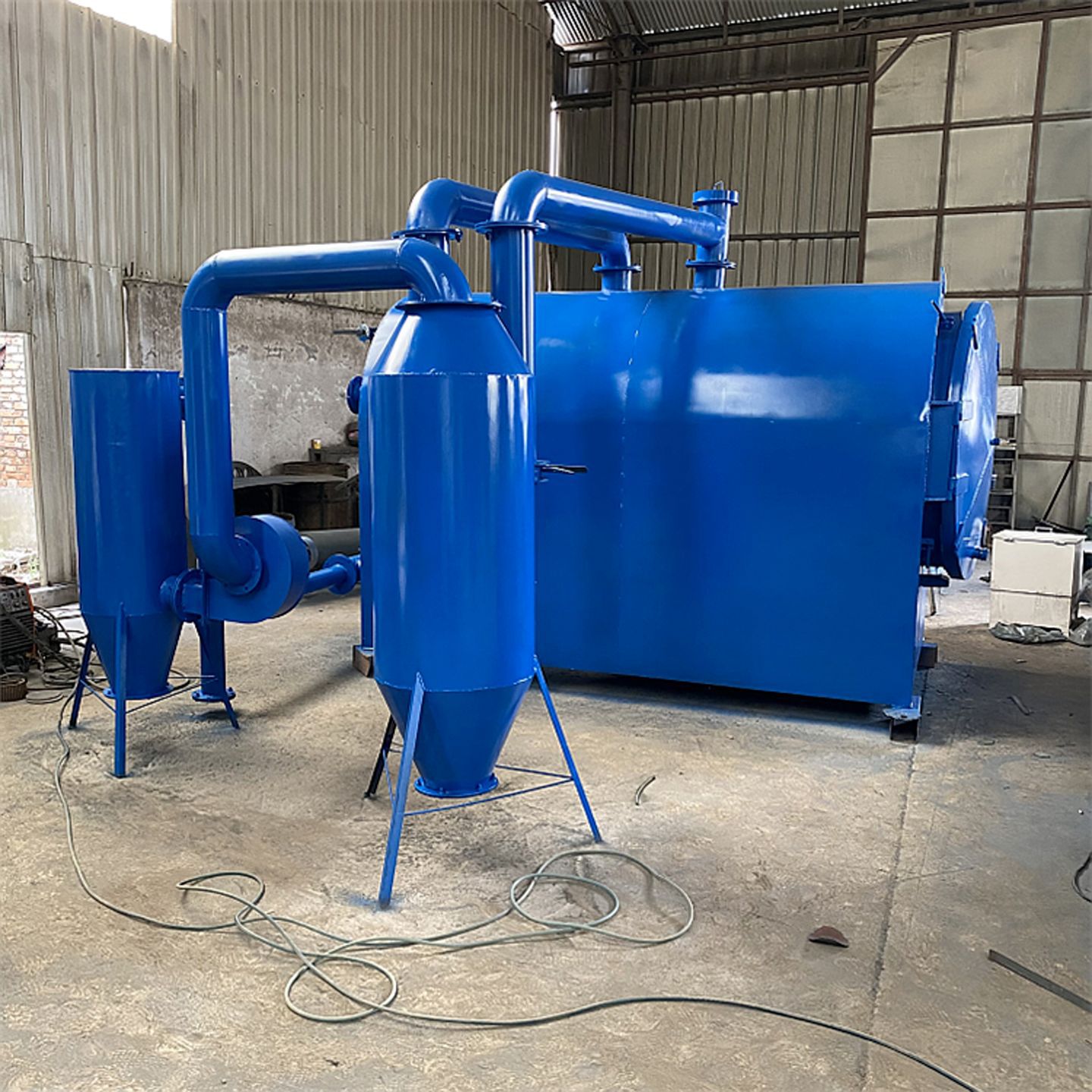 小型烧烤炭卧式炭化炉家用创业好项目新型木炭机生产线 源 头厂家