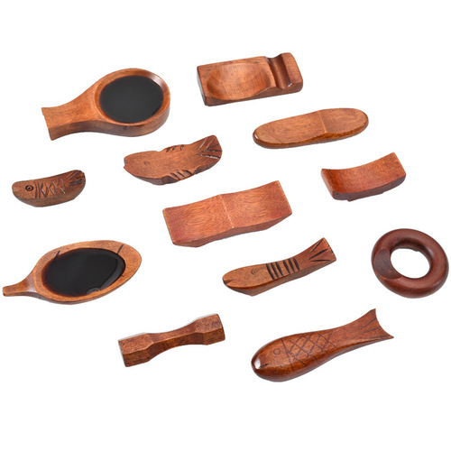 木质拼接筷托日式和风筷子枕家用酒店两用红木筷架餐具厨房用品