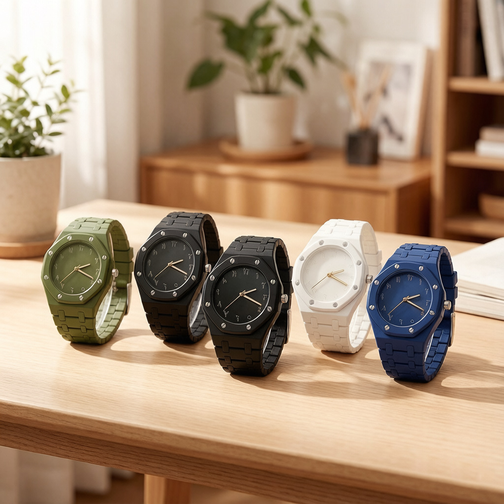Silicone universal trend watch for men and women