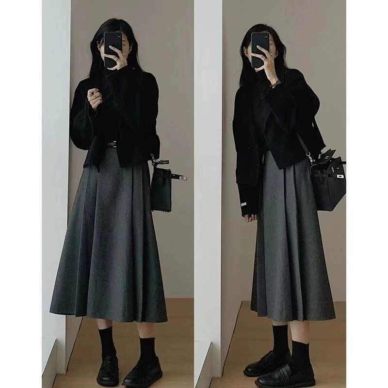 Демисезонное шерстяное пальто, куртка, коллекция 2023 года, стиль Chanel