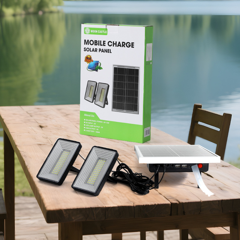Exclusive for e-commerce: Portable solar photovoltaic panel USB power bank for mobile phones, suitable for stalls, camping, and outdoor emergency energy storage
