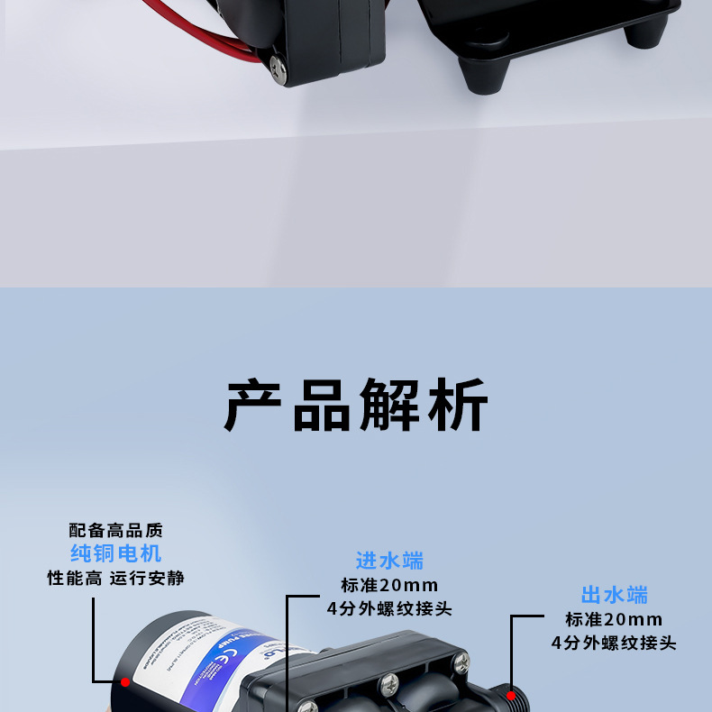 42款12v24v隔膜泵