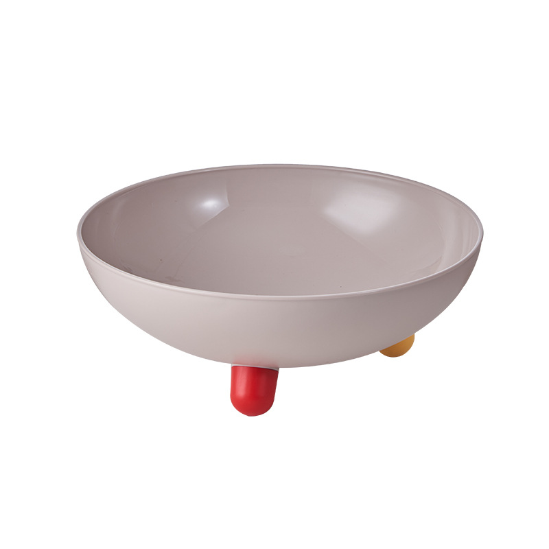 Plato de frutas doméstico de dopamina gruesa plato de frutas sala de estar mesa de té para caramelo bocadillos plato de semillas de melón caja de almacenamiento de frutas secas