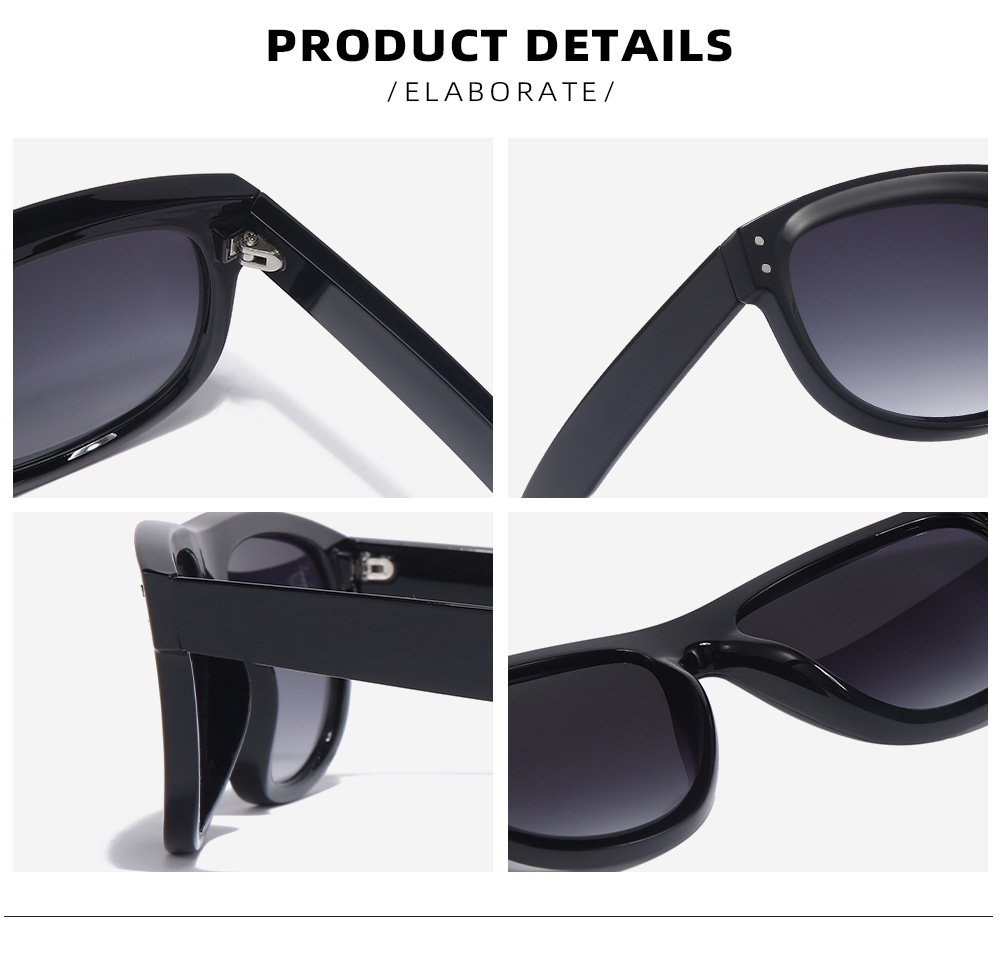Streetwear Geometric Pc Square Full Frame Glasses display picture 5