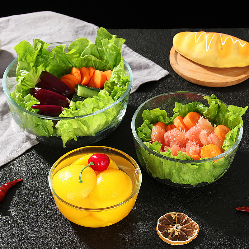 Microwave ovens dedicated transparent glass bowl household fruit…