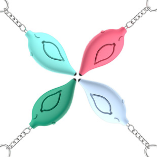 Alarm anti-wolf alarm girl self-defense student personal alarm anti-wolf keychain LED