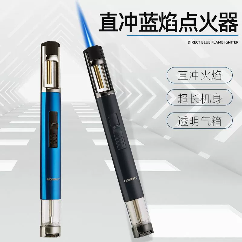 Новая трость Baicheng направляется прямо в синий пламя надувная зажигалка