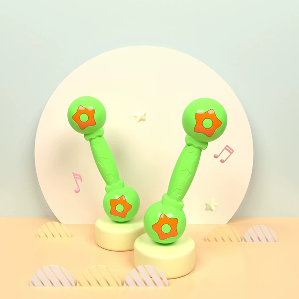 Green Thickened [Round Head Five Stars] 1 pair of audio