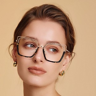 87317 TR90 metal glasses frame anti-blue light glasses frame ins trendy glasses frame cross-border hot selling glasses frame