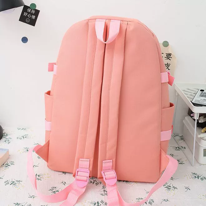 4-Piece Set: Winter Japanese-Style Large-Capacity Backpack with Matching Tote, Crossbody Bag & Pouch