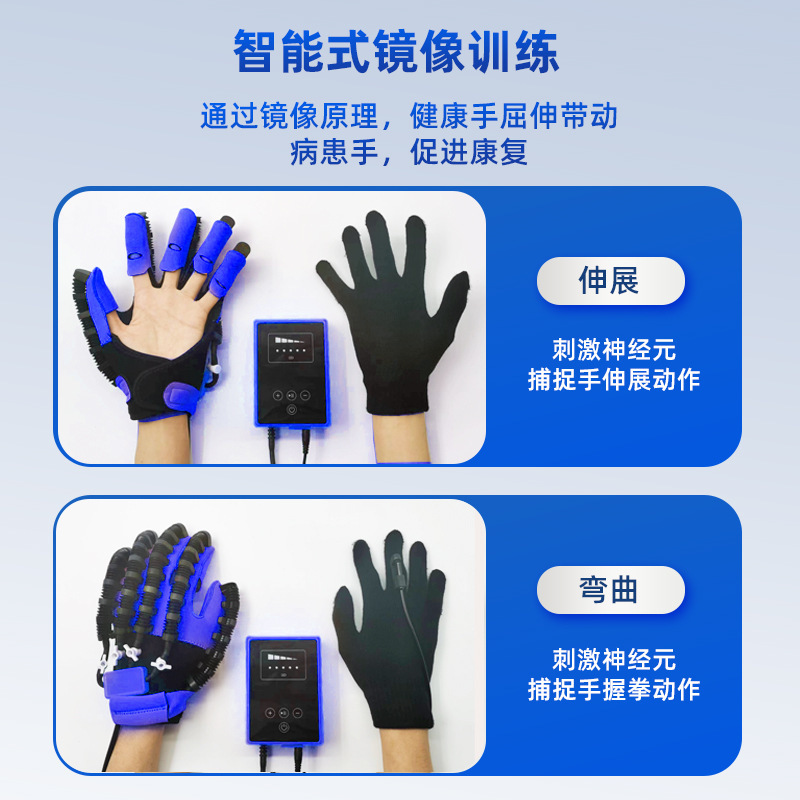 志高康复训练手套手部按摩仪关节屈伸气动分指理疗手功能锻炼器|undefined