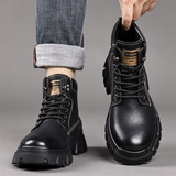 Осенние новые внешнеторговые хитовые высокие ботинки Martin, трансграничные большие размеры, уличная повседневная мужская спецодежда из натуральной кожи, Прямая поставка