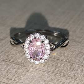 电镀铜底主石5x7镶嵌百搭戒指锆石饰品活口指环批发代发镀金珠宝