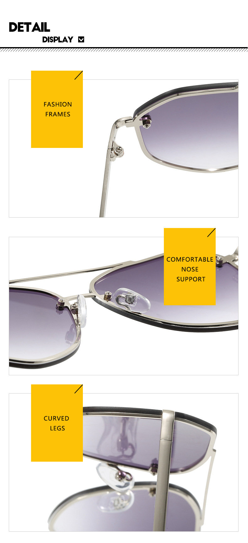 60g Weight Frameless Glasses Structure Sunglasses Classification PC, UV400 Protection Lens Material toad glasses Glasses Style Travel, Fishing, Sun protection Occasion Solid Color Pattern All Seasons Season Women's Gender Personality, Punk, Street Style Personality Punk Street Solid Color PC UV400 Protection Toad Glasses Frameless Women's Sunglasses 10