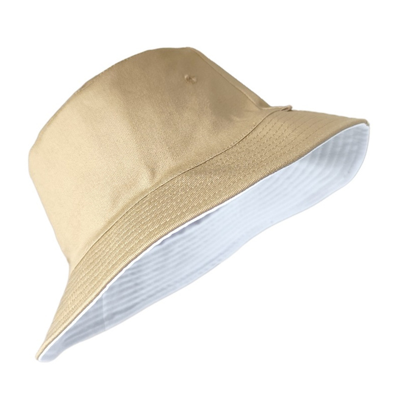 バケットハット　アウトドア用紐付き日よけバケットハット