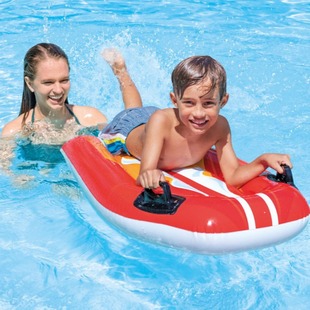 intex 58165 Knight Float Row Surfboard Swimming Water Board Kids Swimming Surf Pedal