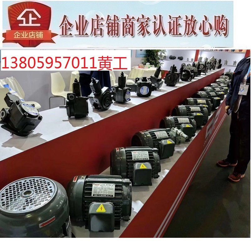 台湾申于SHENYU双联定量油泵低压型50T+50T 150T+50T