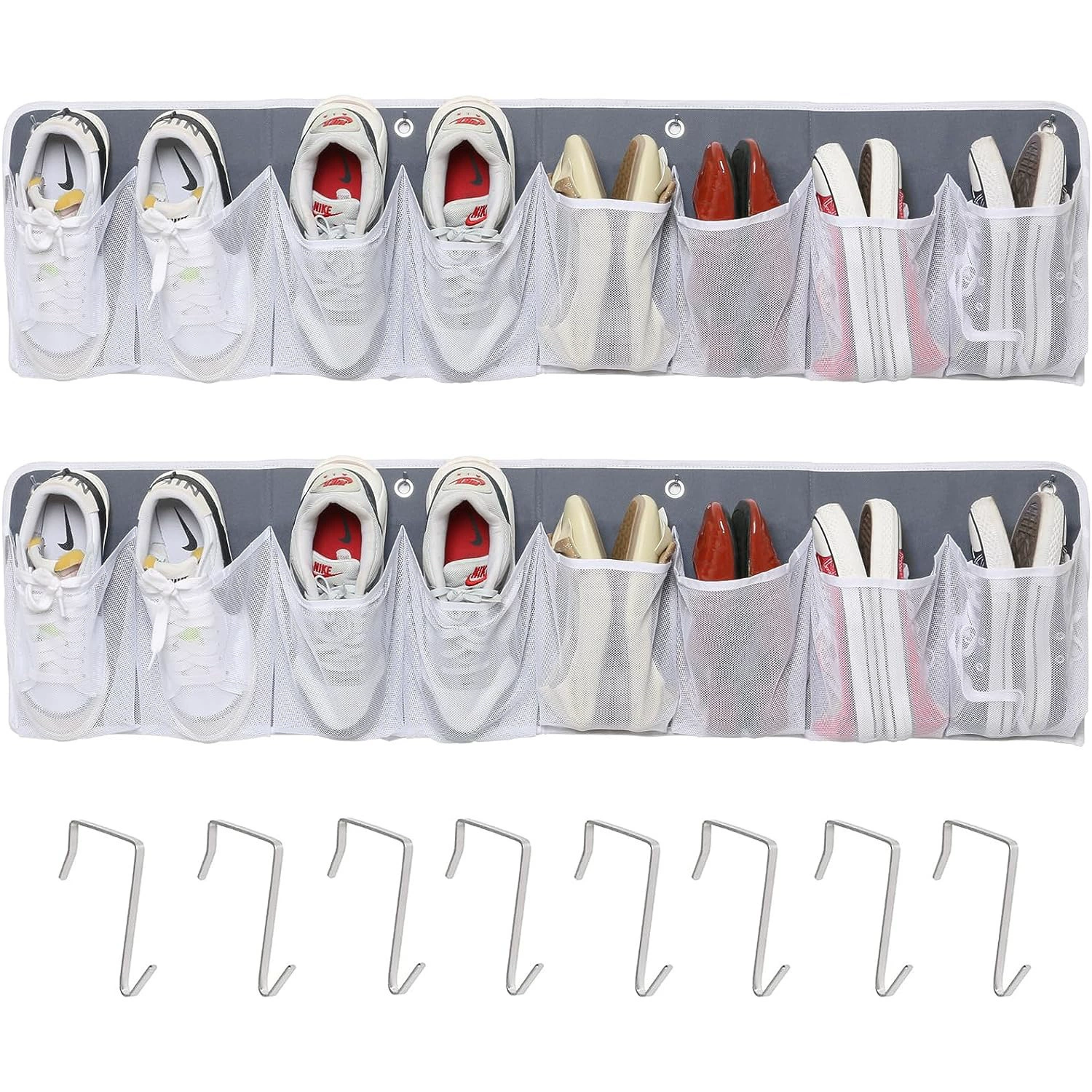 Amazon горячие продажи 16 сетки нетканая сетка для прикроватной обуви подвесная сумка RV RV RV RV для хранения хранения 8 чехол для хранения