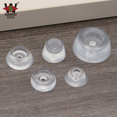 Disway Furniture Transparent Non-Slip Foot Pads PVC Table and Cabinet Leg Moisture-Proof Rubber Pads Soft Rubber Anti-Collision Silent Transparent Foot Nails