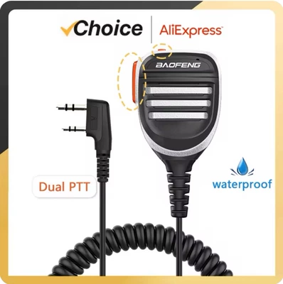 Vehicle-mounted interphone K-head hand microphone color - gray