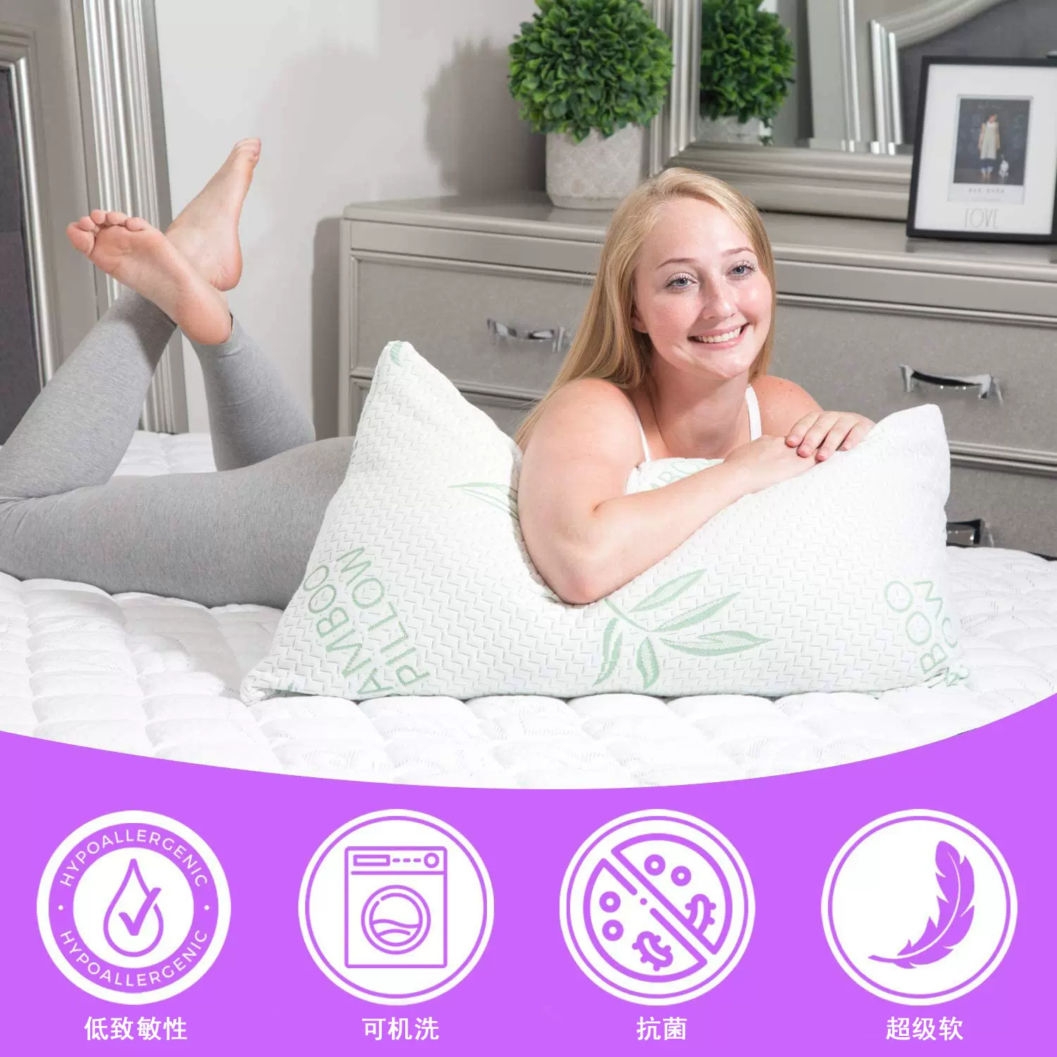 各种规格记忆碎海绵枕 外贸碎棉枕 多规格BAMBOO PILLOW