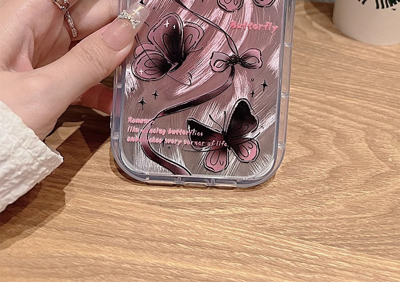Ink Butterfly – Passende Früchte-Hülle für iPhone 16 Pro, Neue Cartoon-Hülle für iPhone 15 Pro Max, Personalisierte Hülle für iPhone 13/14/12_voghion.com