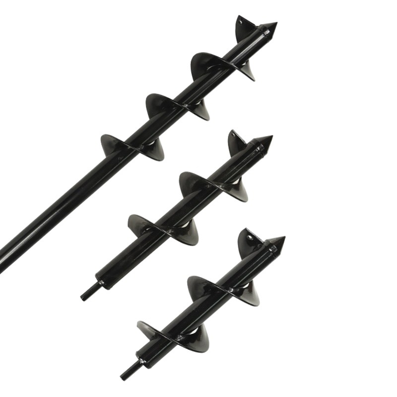 FUENTE Jardín de fábrica Suelo Suelto torcedura excavación pit herramienta de siembra de aleación taladro de tierra taladro espiral