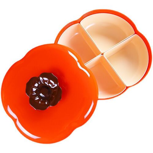 New persimmon persimmon Ruyi persimmon fruit plate dried fruit box home living room nut plate holiday snacks fruit plate with lid