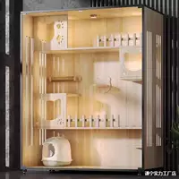 Деревянный коттедж luxury дом для кошек, комнатa панорамный шкаф-кошка, лежанка-кошки, лазалка, интегрированный домик кошки, клетка для кошки
