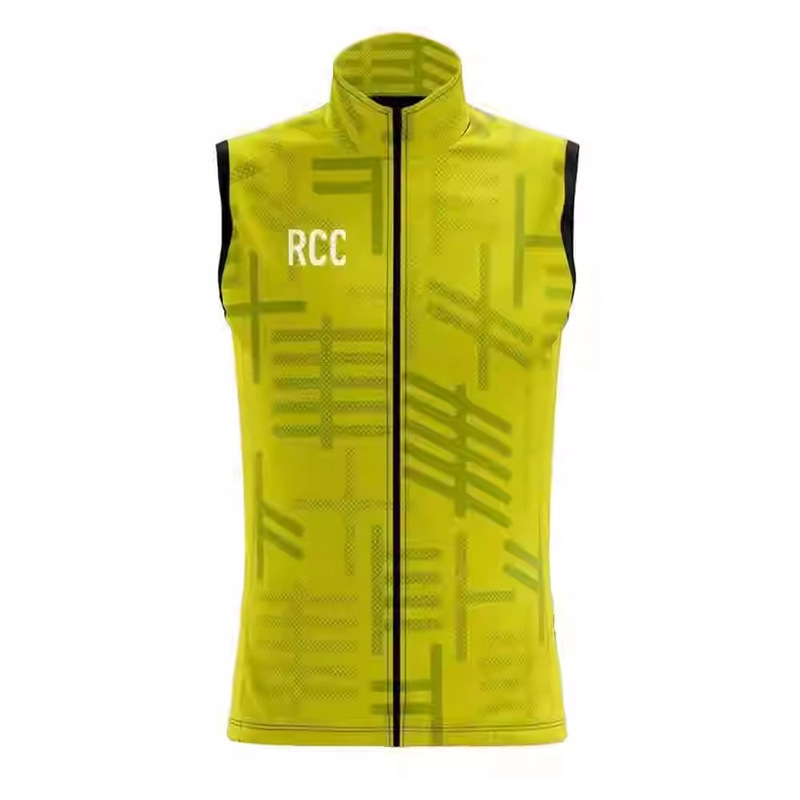 New Rcc Cycling Windproof Vest Road Bike Ultralight Sleeveless Back Breathable Cycling Jersey Jacket