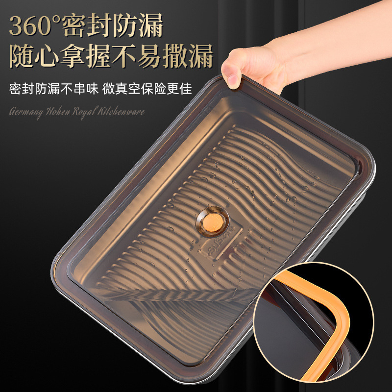 餃子収納ケース冷蔵庫用饅頭水餃子急凍冷凍ケースシール食品級316ステンレス鮮度保持ケース|undefined