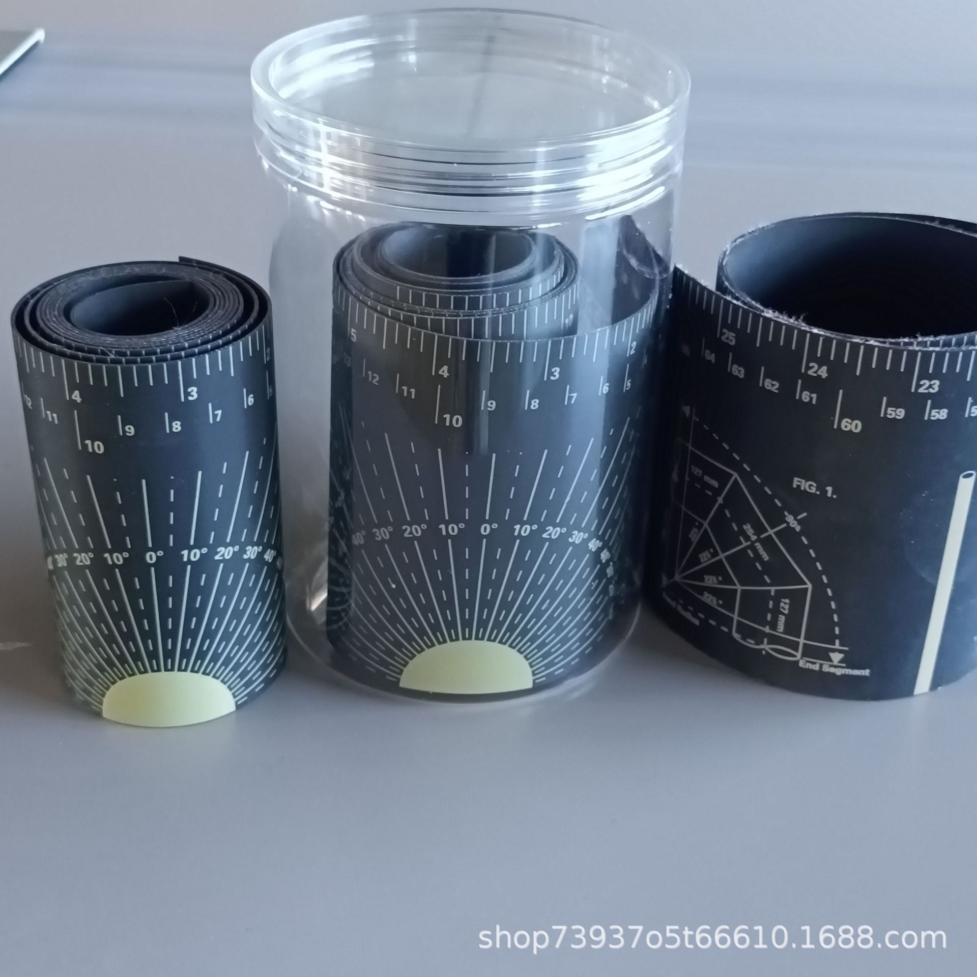 隆泰管道测量工具 - 缠绕胶带管道配件工具 可测量3英寸到10英寸