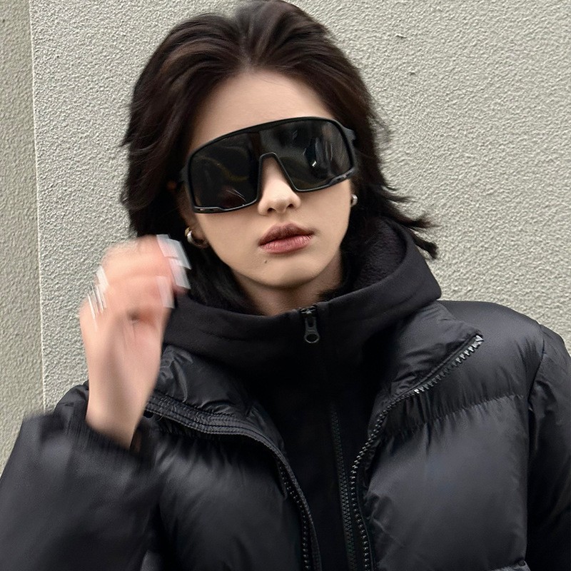 Ochelari de ciclism pentru sporturi în aer liber, ochelari de protecție solară care își schimbă culoarea, ochelari de soare anti-vânt cu ramă mare_voghion.com