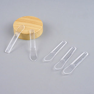 Spoon Beauty and Skin Care Cosmetics Sub-pack Small Spoon Face Cream Spoon Plastic Cream Dig Scraper Disposable Scraper