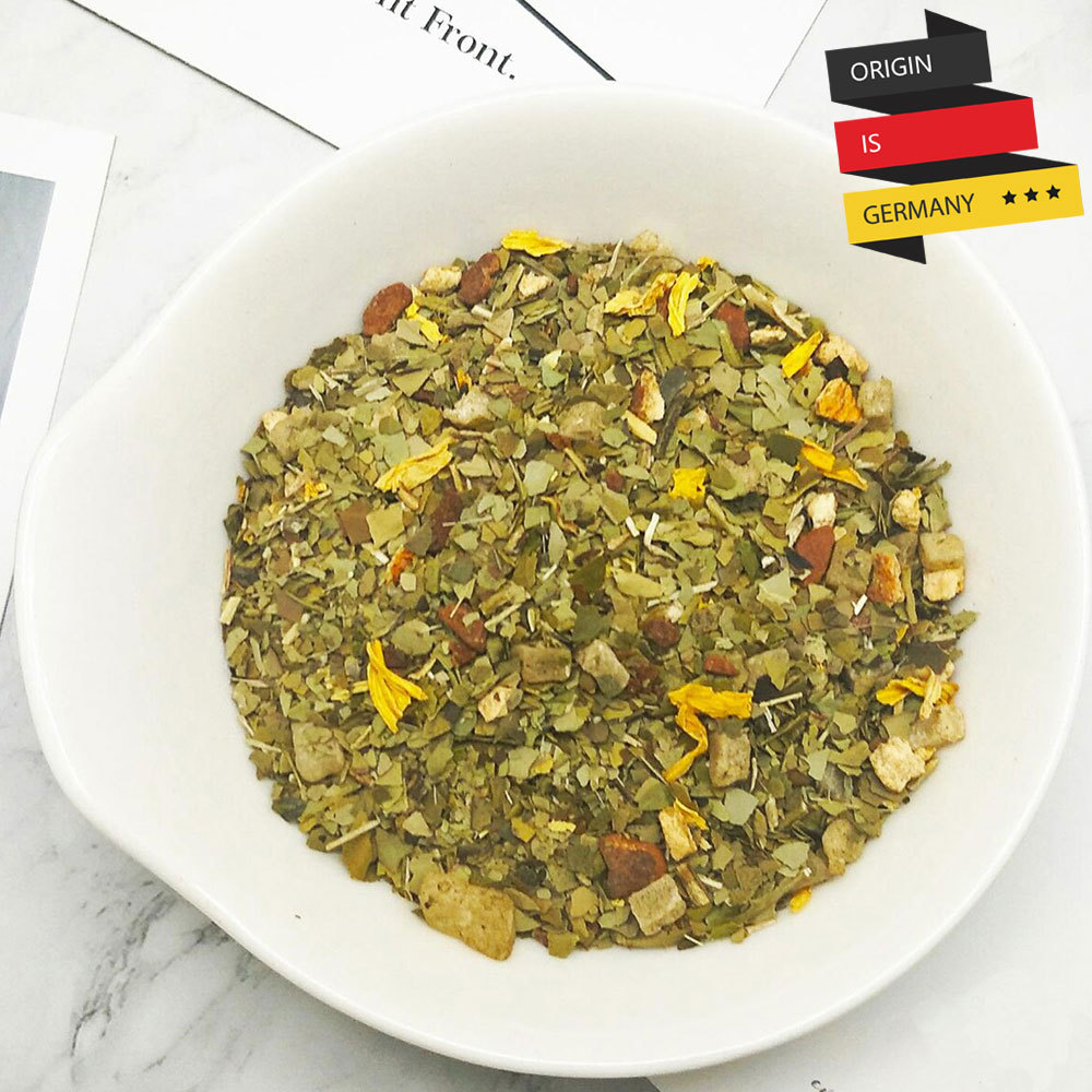 南美马黛茶混合水果养生茶德国原产进口果香山竹马黛茶散装批发