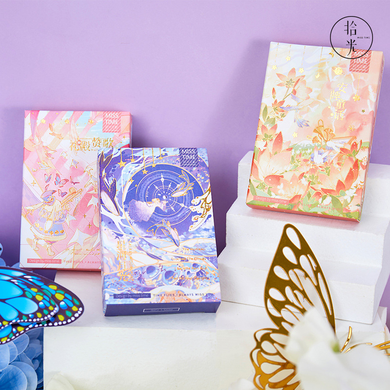 拾光LOMO卡 洛丽塔献礼系列 ins风创意diy装饰留言祝福语卡|ru