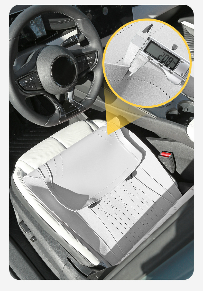 Suitable for Seal 06Dmi Car Seat Cushion Suede Leather Four-Season Universal Seat Cover Breathable Anti-Slip Seat Cushion Seat Cover