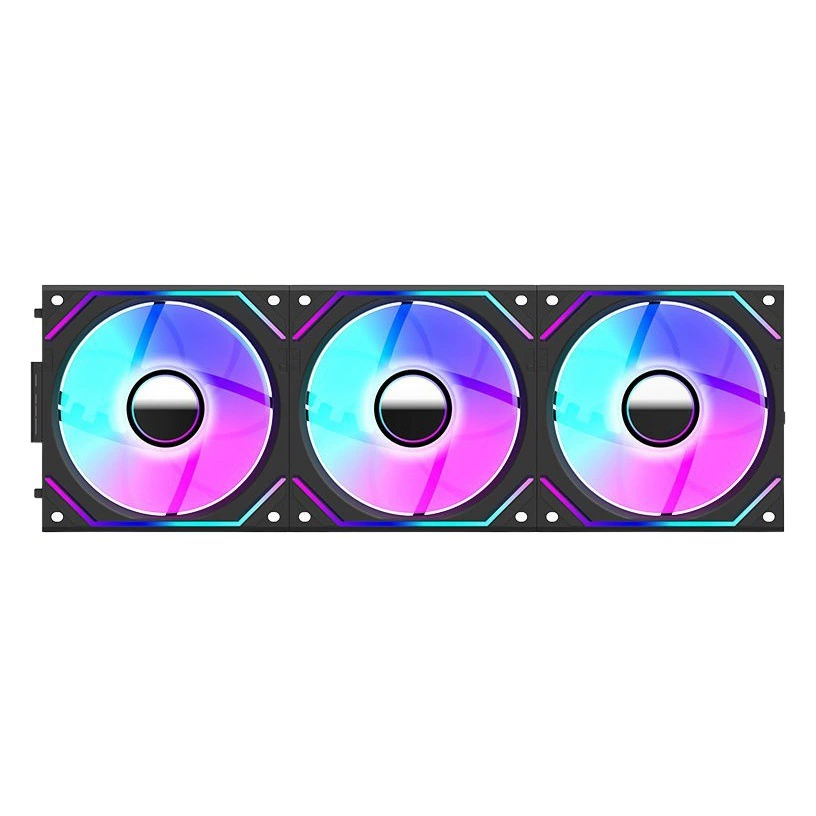 Jungle Leopard Interstellar строительный блок v2 охлаждающий вентилятор ARGB синхронный свет беспроводное сращивание ШИМ бесшумный вентилятор шасси