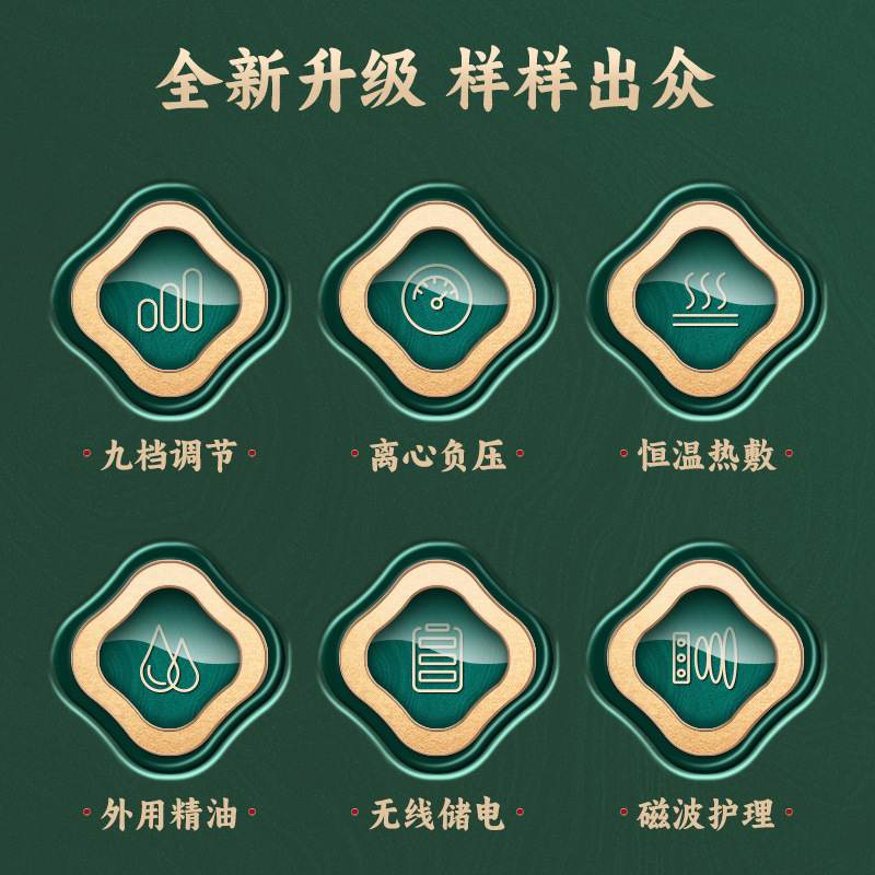 电动刮痧仪器经络刷全身通用肩颈疏通拔罐揉腹背部按摩神器美容仪|undefined