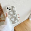 Белый (с зеркальным рисунком, сердечко)