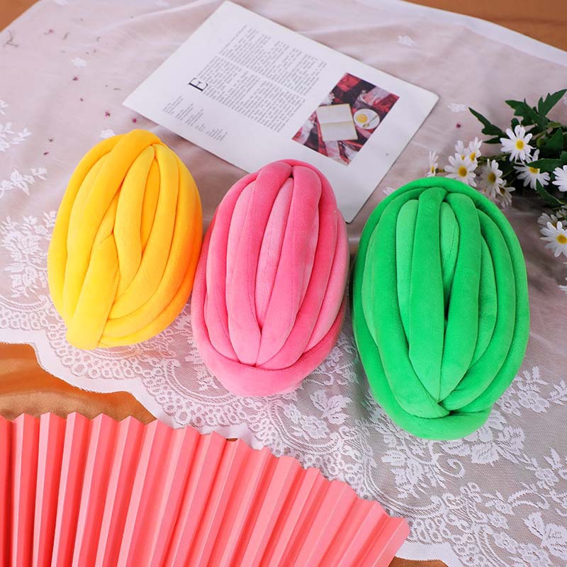 灌心棉暖绒棉毛线粗冰岛毛diy手编钩毯子地毯盖毯狗窝猫窝坐垫