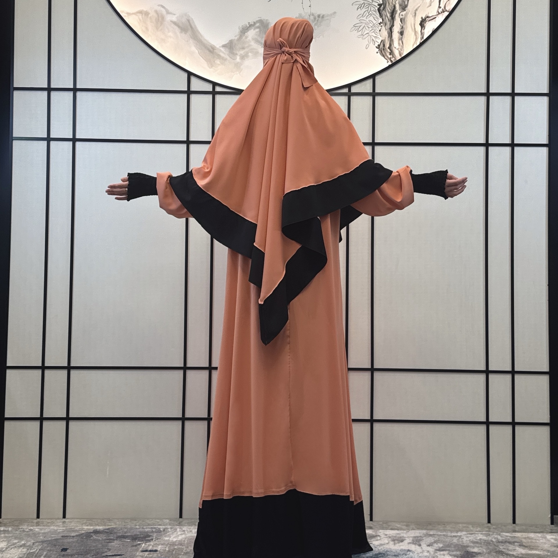 Women's Clothing new women's dress robe women's robe female Middle Eastern robe three piece dress_voghion.com