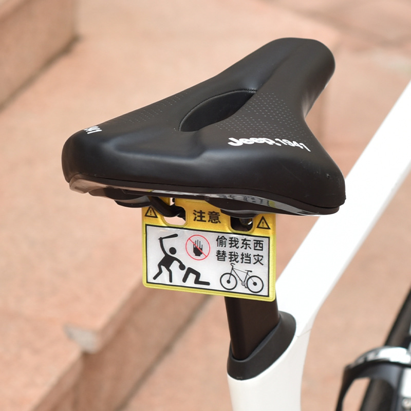 Reflector de bicicleta cojín reflector de bicicleta de montaña de noche reflector de advertencia brillante de bicicleta de noche colgante