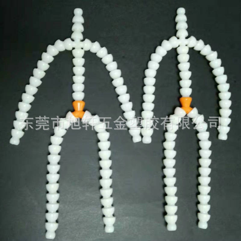 Plastic skeleton internal skeleton accessories star Delu plastic toy skeleton doll skeleton universal joint bone joint