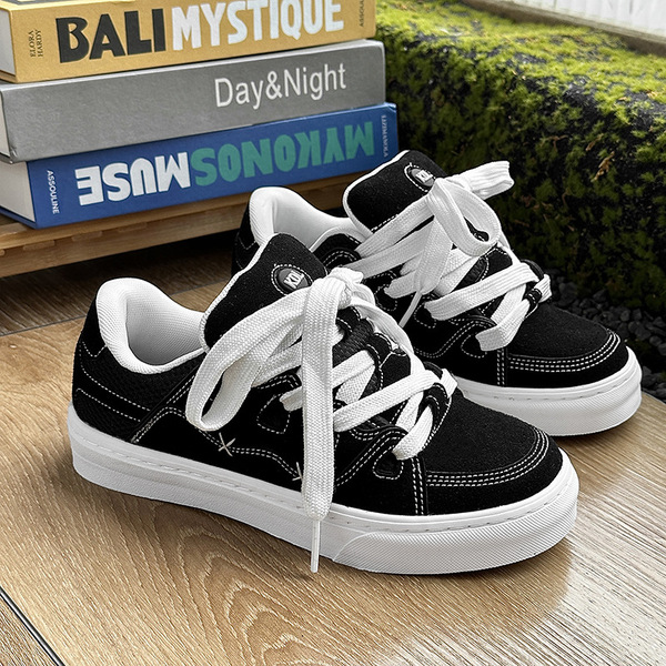 Summer sports exclusive black sneakers