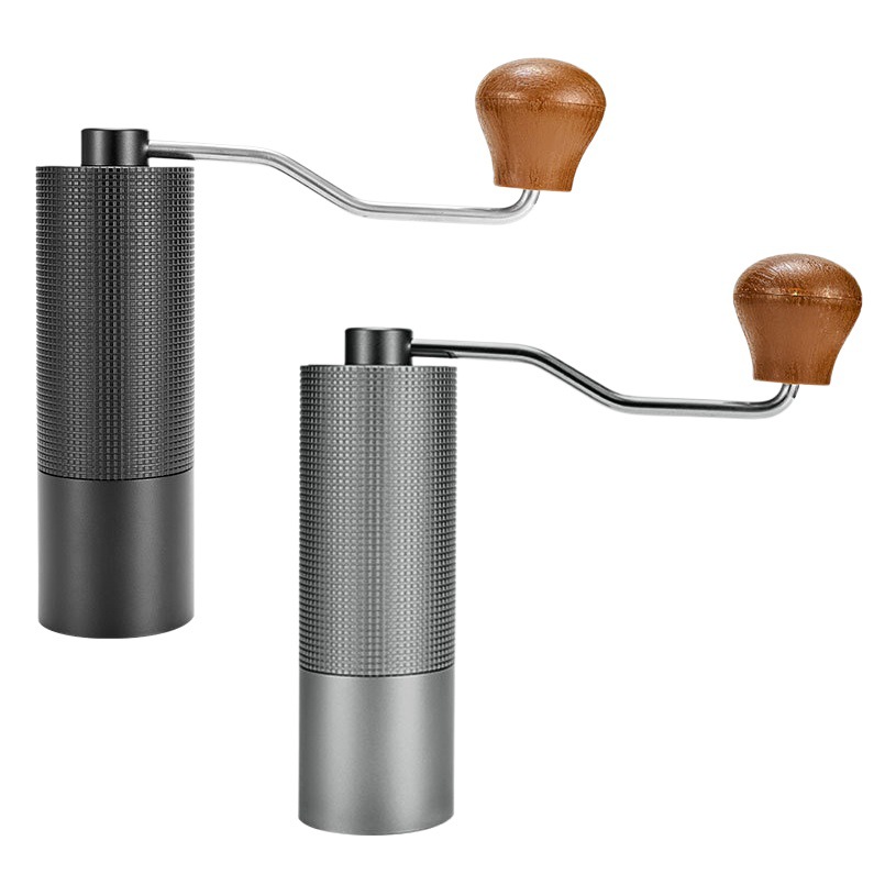 Cross-Border Cnc Seven Star 304 Stainless Steel Manual Coffee Grinder Portable Hand-Cranked Coffee Grinder